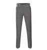 Men's Casual Suit Pant Grey Plaid Pleat-Front Trousers sold by Mens Event Wear