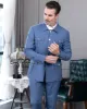 Classic Men's 2 pieces Mens Suit Stand Lapel Flat Tuxedos (Blazer+Pants) sold by Mens Event Wear