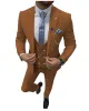 Flat Peak Lapel 3 Pieces Mens Suit For Wedding (Blazer+vest+Pants) sold by Mens Event Wear
