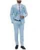Formal Flat Peak Lapel 3 Pieces Mens Suit For Wedding (Blazer+vest+Pants) sold by Mens Event Wear