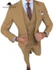 Formal Men's 3 Pieces Slim Fit Solid Color Peak Lapel Tuxedos For Wedding (Blazer+vest+Pants) sold by Mens Event Wear