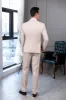 Formal 2 Pieces Mens Suit Flat Peak Lapel Tuxedos For Wedding (Blazer+Pants) sold by Mens Event Wear