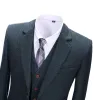 Menseventwear Men's Business 3 Pieces Formal Navy Herringbone Notch Lapel Suit (Blazer+vest+Pants) sold by Mens Event Wear