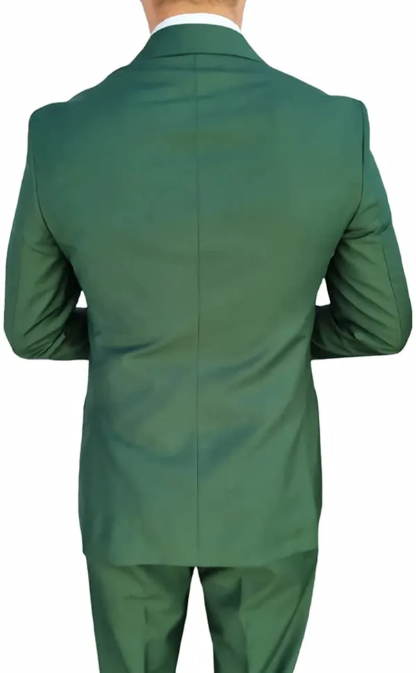 Casual Men's Suit Slim Fit Double Breasted 2 Piece Business Tuxedos (Blazer+Pants) sold by Mens Event Wear product image thumbnail 2