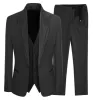 Menseventwear Casual Men's 3 Pieces Mens Suit Shawl Lapel Tuxedos For Wedding (Blazer+vest+Pants) sold by Mens Event Wear