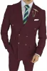 Casual Men's Suit Slim Fit Double Breasted 2 Piece Business Tuxedos (Blazer+Pants) sold by Mens Event Wear