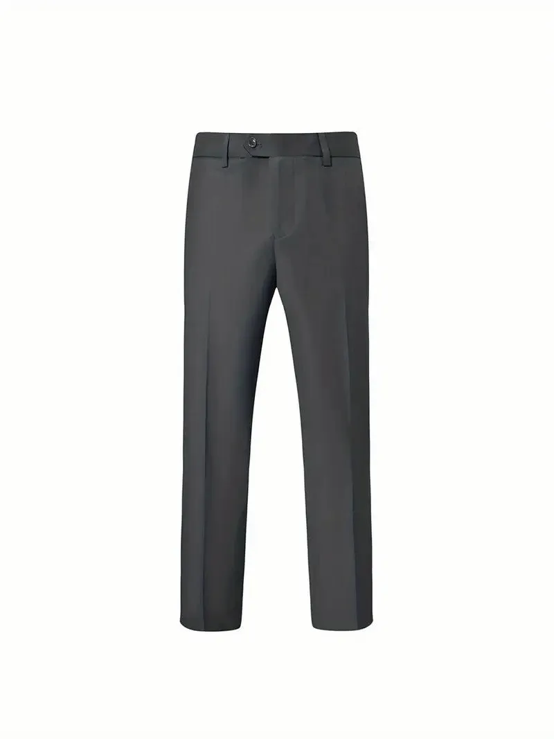 Formal 2 Pieces Mens Suit Flat Peak Lapel Tuxedos For Wedding (Blazer+Pants) sold by Mens Event Wear product image thumbnail 3