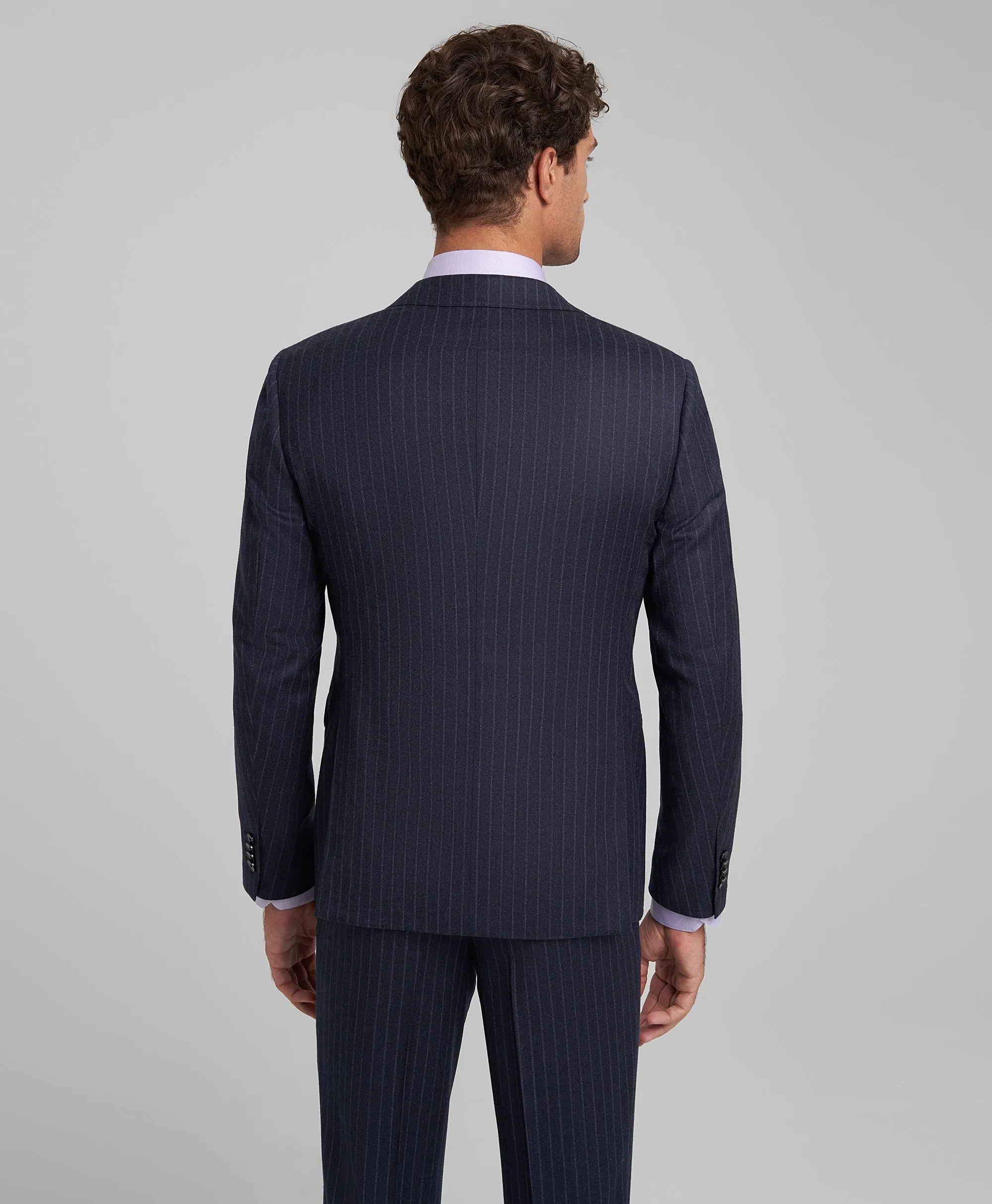 Formal Men's 2 Pieces Mens Suit Notch Lapel Striped Tuxedos (Blazer+Pants) sold by Mens Event Wear product image thumbnail 2