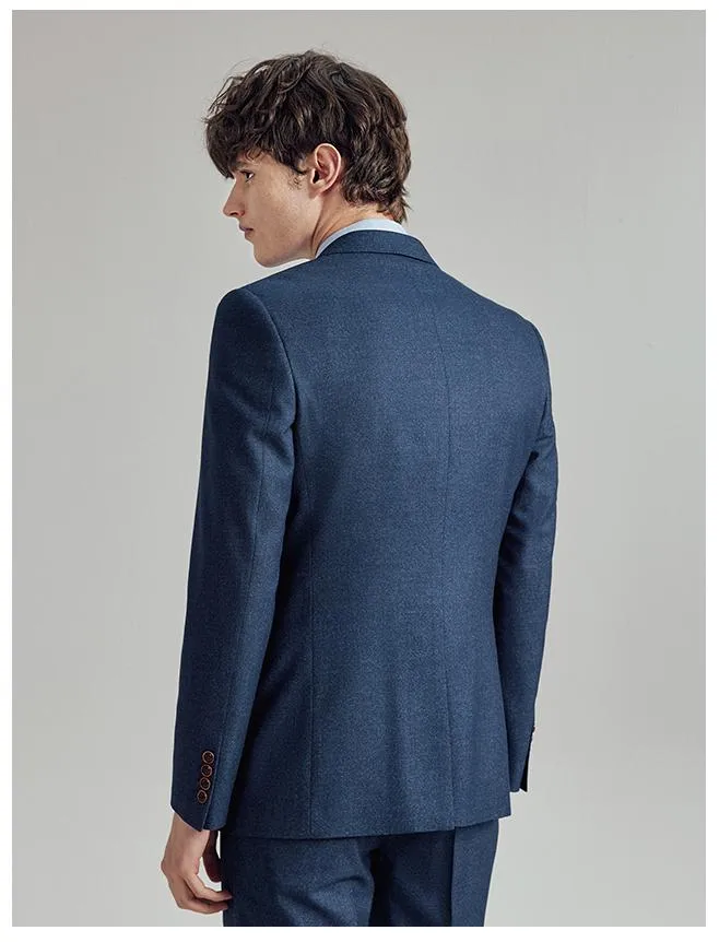 Formal Men's 3 Pieces Flat Slim Fit Notch Lapel Tuxedos For wedding (Blazer+vest+Pants) sold by Mens Event Wear product image thumbnail 3