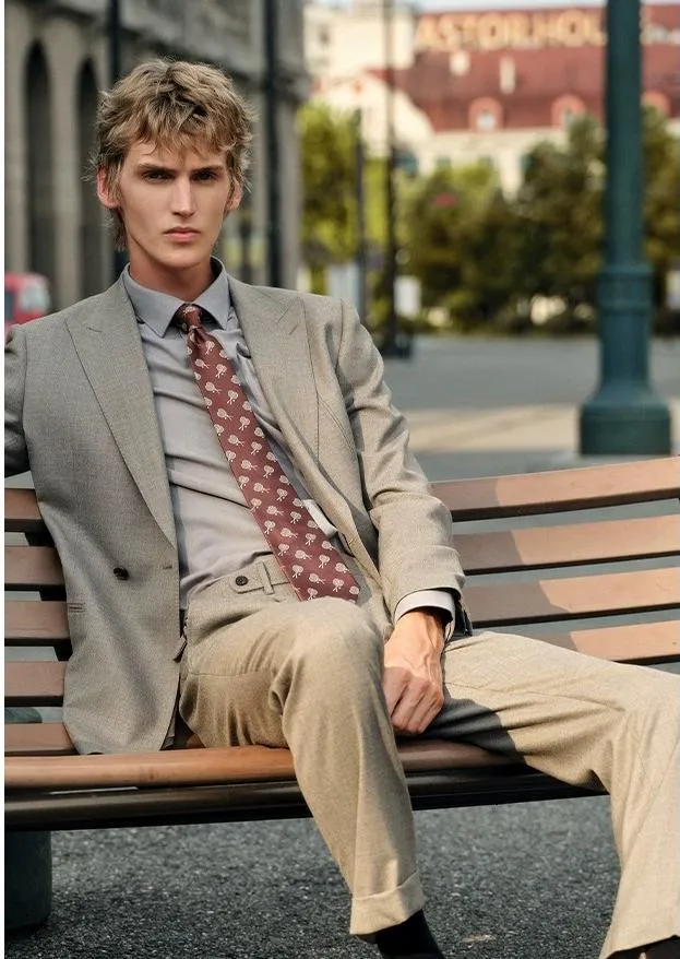 Fashion Men's Suits Slim Fit 2 Pieces Peak Lapel Tuxedos (Blazer + Pant) sold by Mens Event Wear