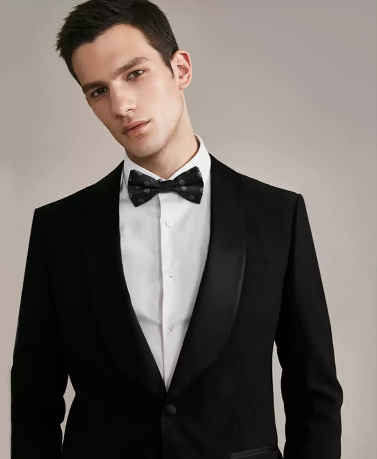 Fashion 2 Pieces Mens Suit Flat Shawl Lapel Tuxedos(Blazer+Pants) sold by Mens Event Wear product image thumbnail 2
