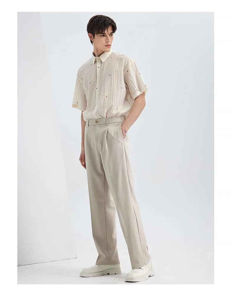 Men's Formal Suit Pants Regular Fit Trousers sold by Mens Event Wear product image thumbnail 4