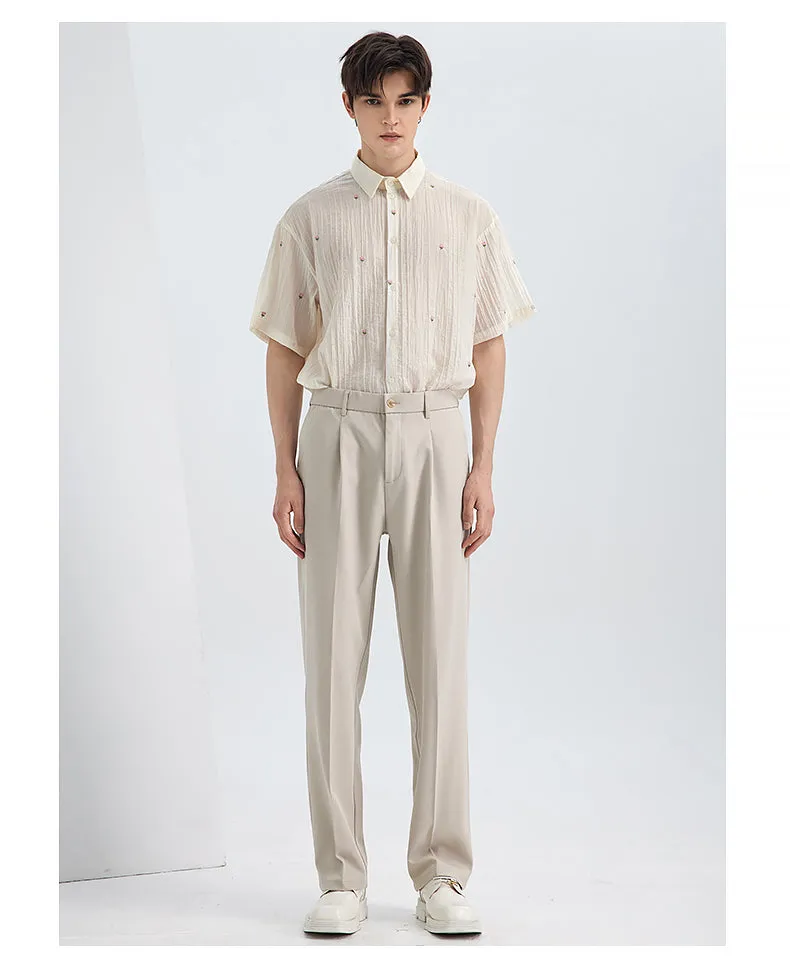 Men's Formal Suit Pants Regular Fit Trousers sold by Mens Event Wear product image thumbnail 5