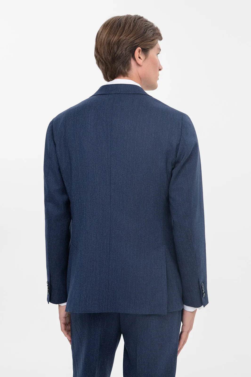 Fashion 3 Pieces Mens Suit Flat Notch Lapel Tuxedos (Blazer+vest+Pants) sold by Mens Event Wear product image thumbnail 4