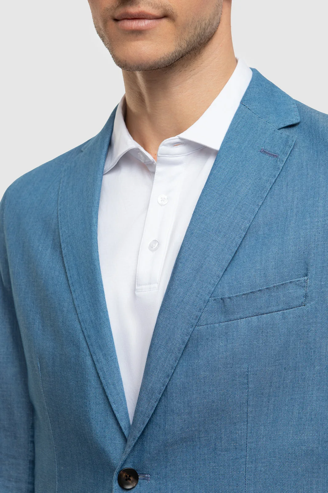 Formal 2 Pieces Mens Suit Flat Linen Notch Lapel Suit (Blazer + Pants) sold by Mens Event Wear product image thumbnail 5