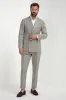Formal 2 Pieces Mens Suit Flat Peak Lapel Tuxedos For Wedding (Blazer+Pants) sold by Mens Event Wear