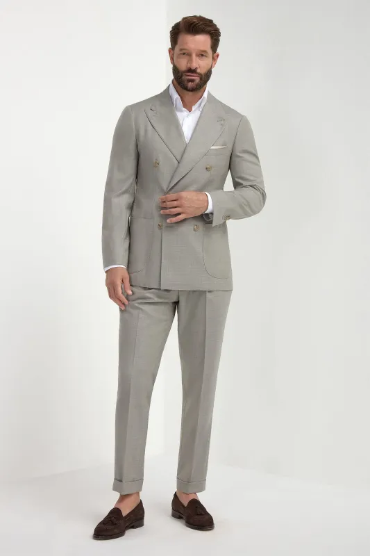 Formal 2 Pieces Mens Suit Flat Peak Lapel Tuxedos For Wedding (Blazer+Pants) sold by Mens Event Wear