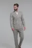 Formal 2 Pieces Mens Suit Flat Peak Lapel Tuxedos For Wedding (Blazer+Pants) sold by Mens Event Wear