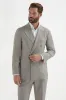 Formal 2 Pieces Mens Suit Flat Peak Lapel Tuxedos For Wedding (Blazer+Pants) sold by Mens Event Wear