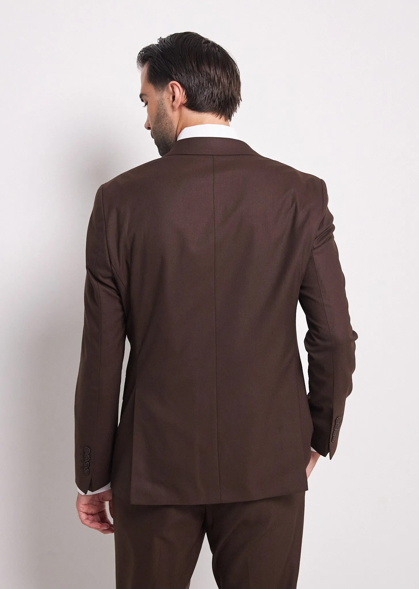 Fashion Men's 3 Pieces Flat Peak Lapel Tuxedos For Party (Blazer+vest+Pants) sold by Mens Event Wear product image thumbnail 5