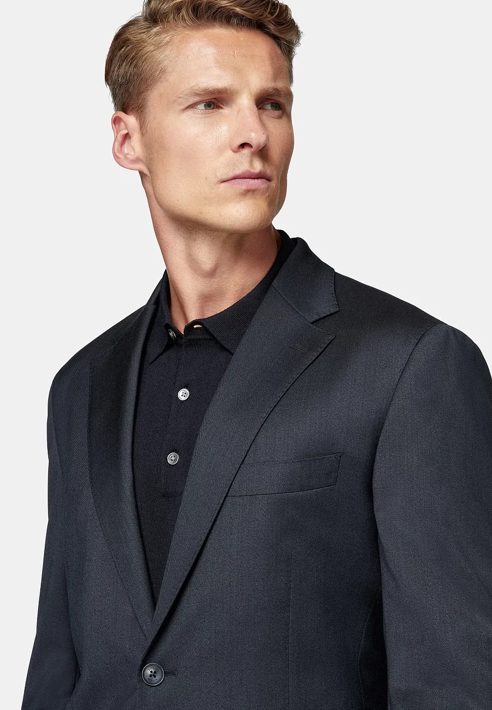 Business 2 Piece Men's Suit Flat Notched Wedding Lapel (Blazer + Pants) sold by Mens Event Wear product image thumbnail 3