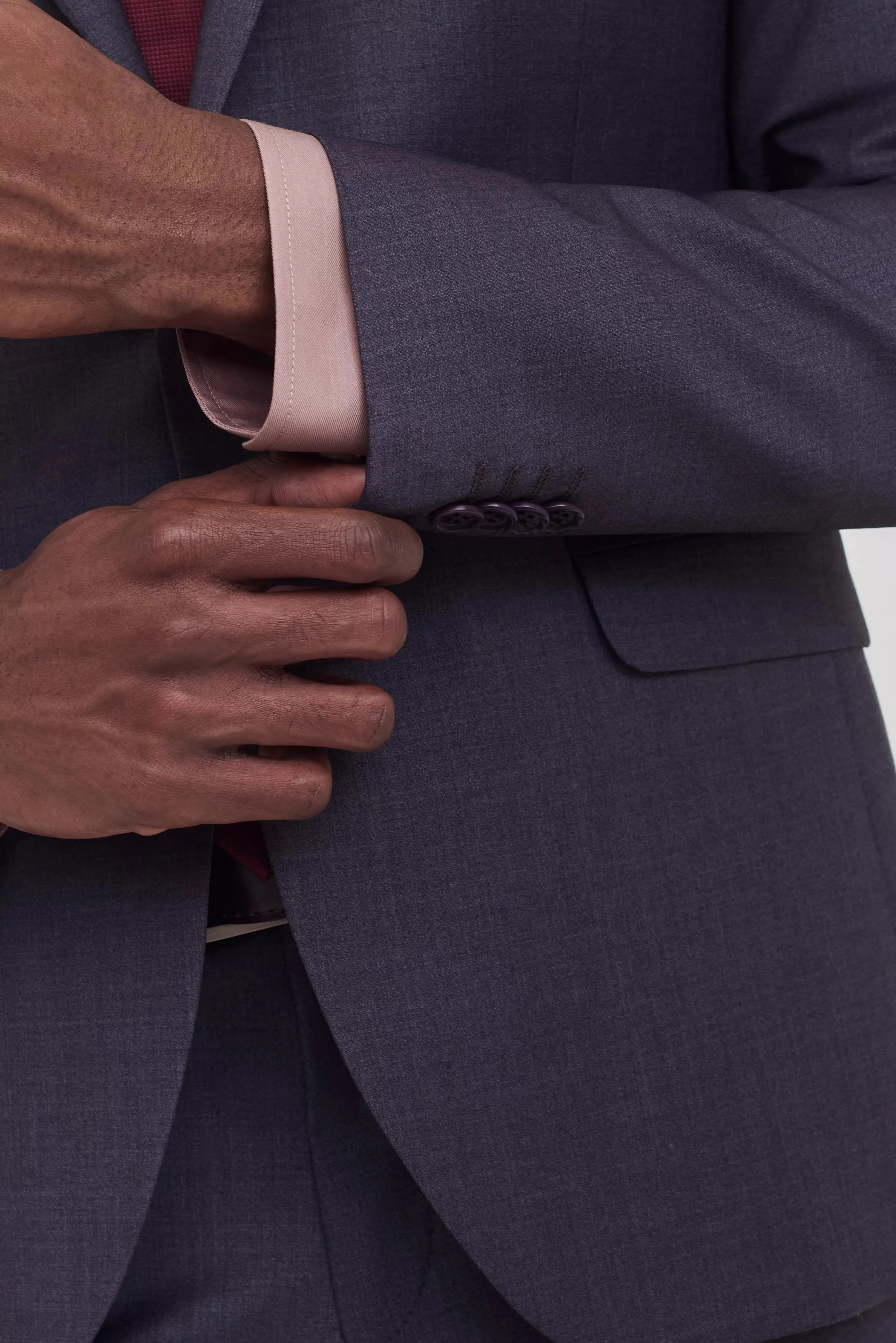 Forma 2 Piece Men's Suit Flat Notched Wedding Lapel (Blazer + Pants) sold by Mens Event Wear product image thumbnail 4