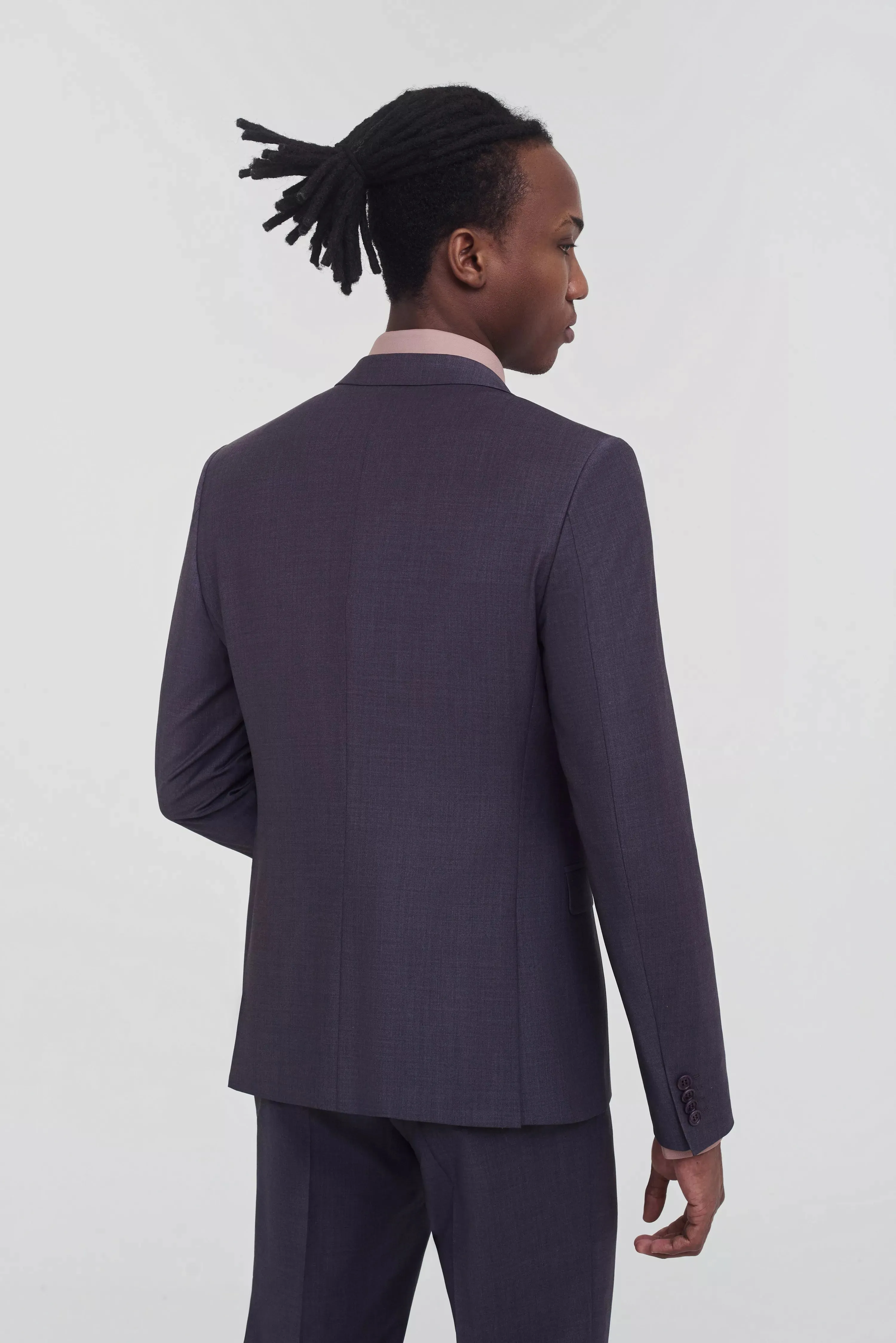 Forma 2 Piece Men's Suit Flat Notched Wedding Lapel (Blazer + Pants) sold by Mens Event Wear product image thumbnail 3