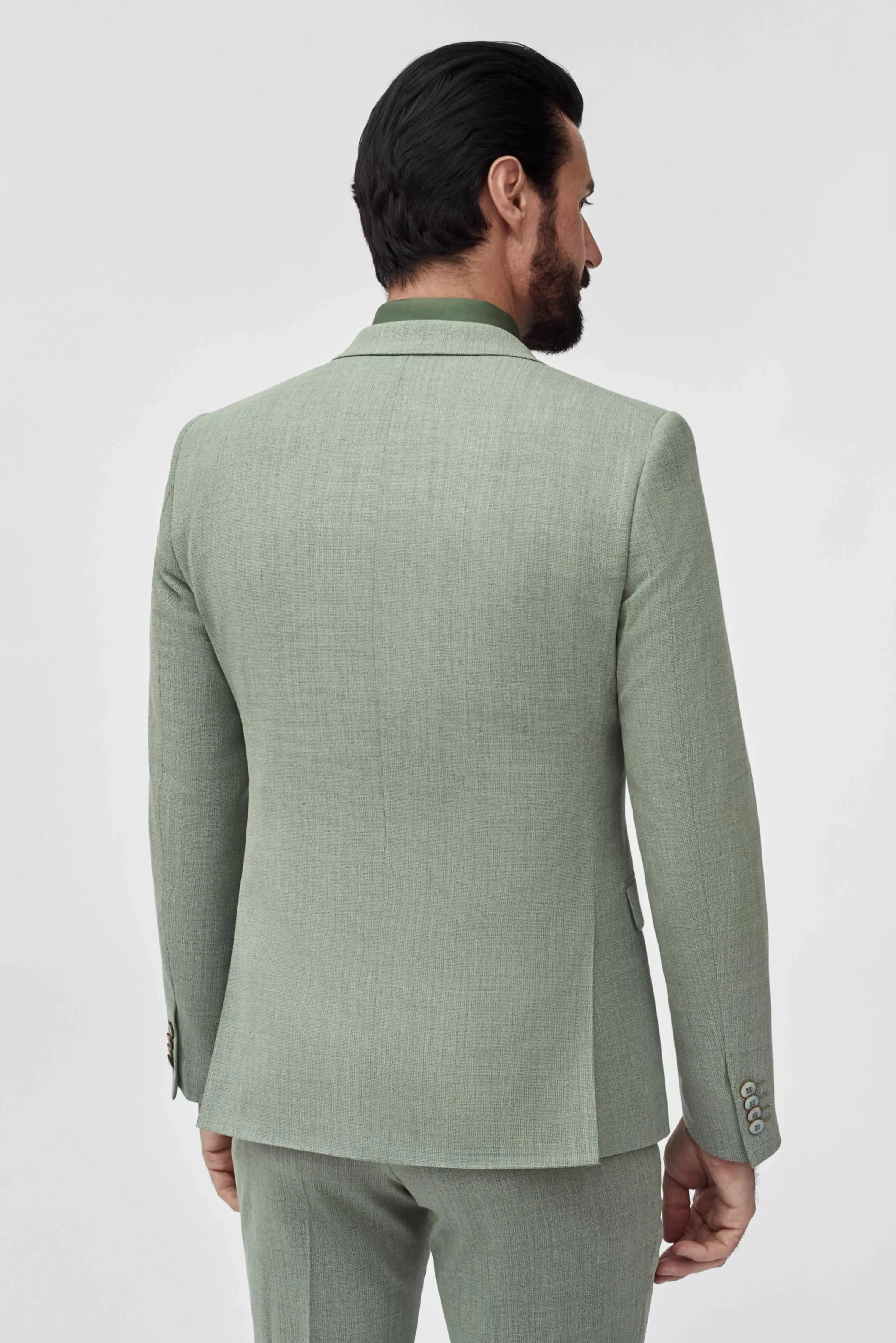 Forma 2 Piece Men's Suit Flat Notched Wedding Lapel (Blazer + Pants) sold by Mens Event Wear product image thumbnail 3