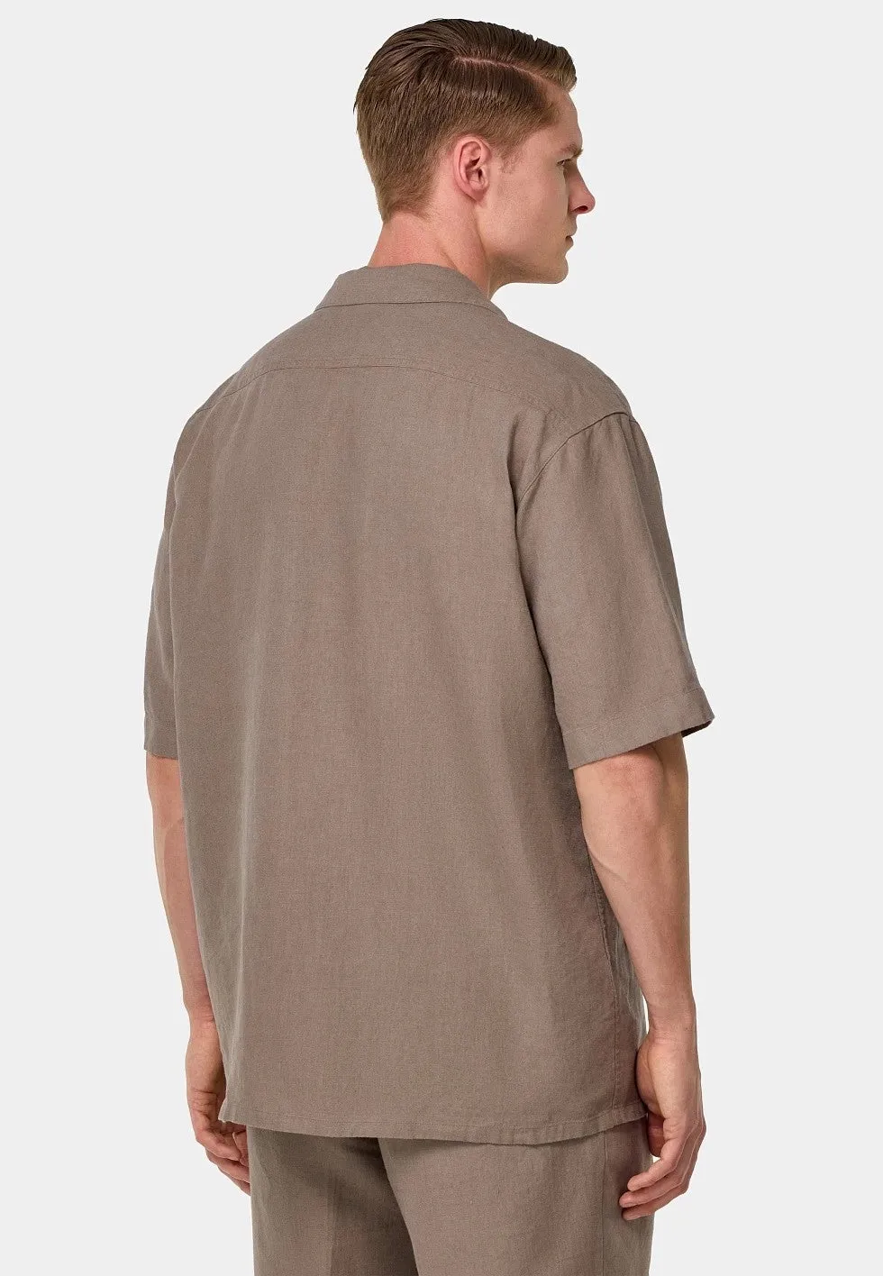 Casual 2 Piece Men's Suit Flat Linen Stand Collar Tuxedos (Blazer+Shorts) sold by Mens Event Wear product image thumbnail 2