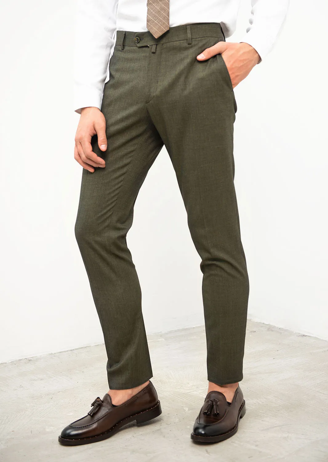 Formal 2 Pieces Mens Suit Flat Peak Lapel Tuxedos For Wedding (Blazer+Pants) sold by Mens Event Wear product image thumbnail 5