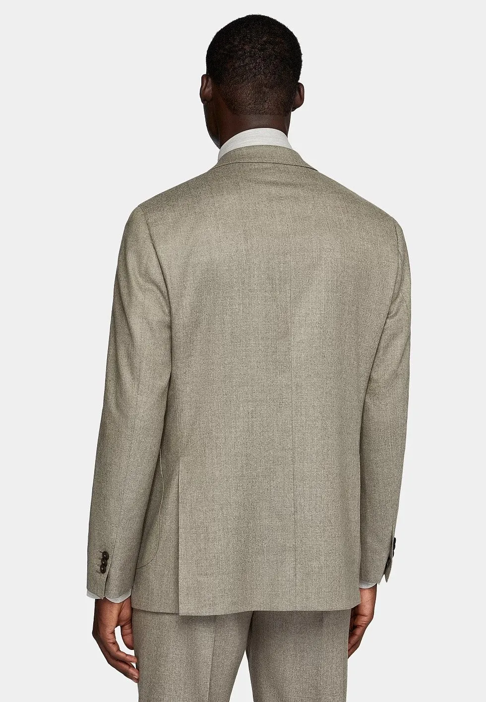 Business 2 Piece Men's Suit Flat Notched Wedding Lapel (Blazer + Pants) sold by Mens Event Wear product image thumbnail 2