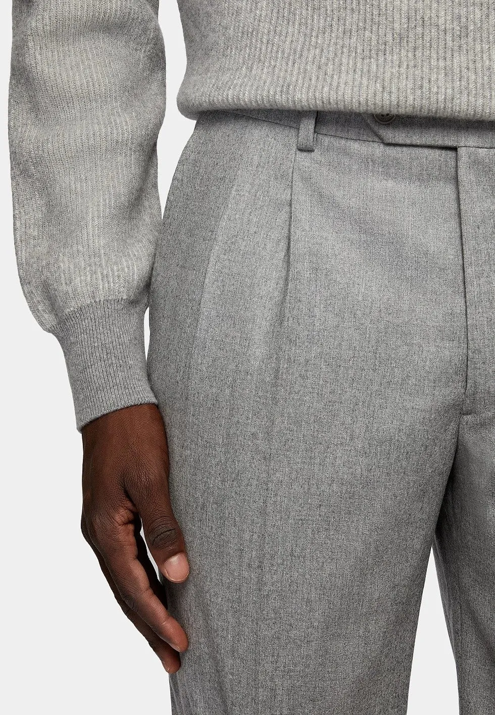 Formal 2 Pieces Mens Suit Flat Peak Lapel Tuxedos For Wedding (Blazer+Pants) sold by Mens Event Wear product image thumbnail 4