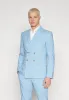Formal 2 Pieces Mens Suit Flat Peak Lapel Tuxedos For Wedding (Blazer+Pants) sold by Mens Event Wear