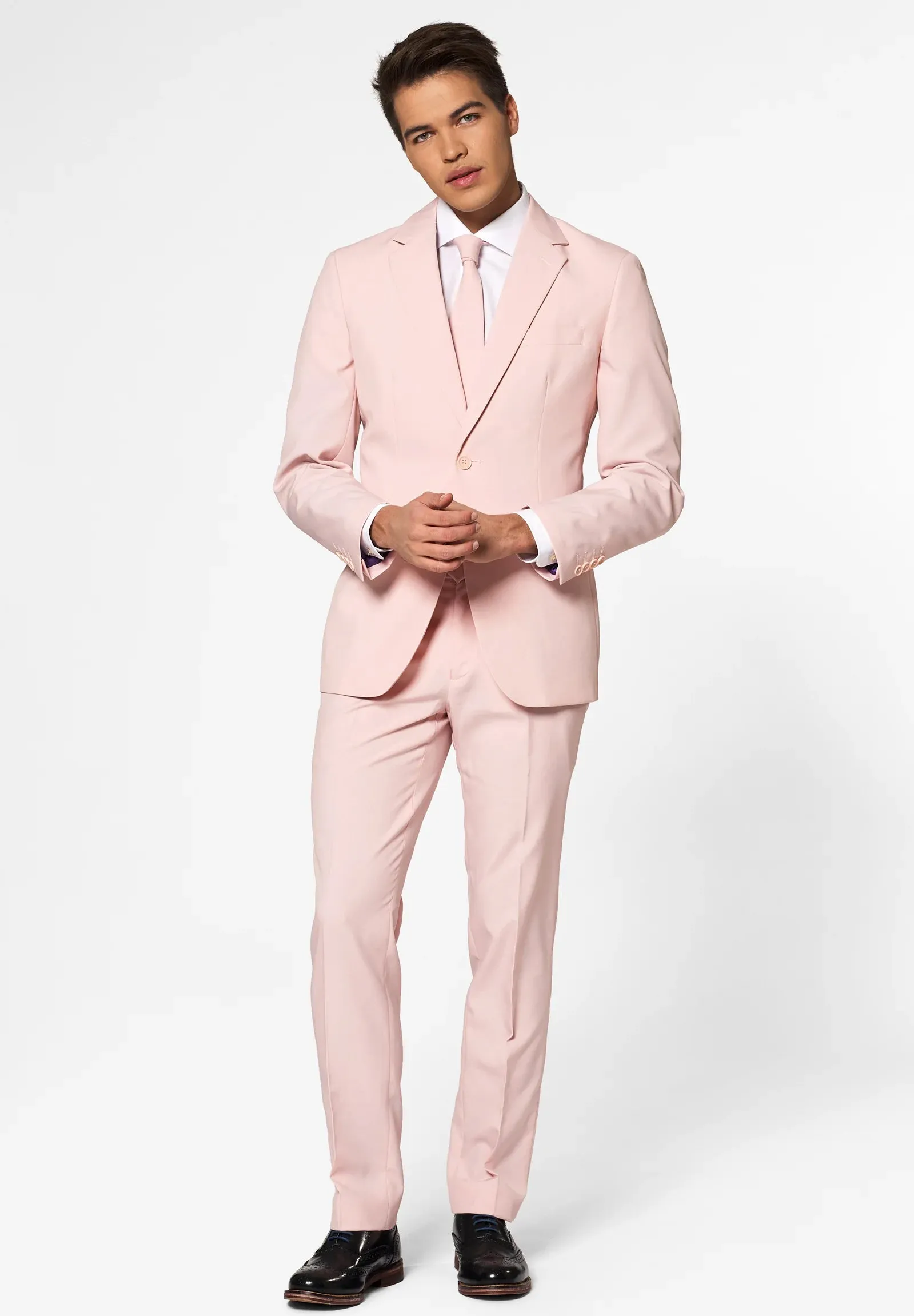 Casual 2 Piece Men's Suit Flat Notch Lapel For Wedding (Blazer + Pants) sold by Mens Event Wear
