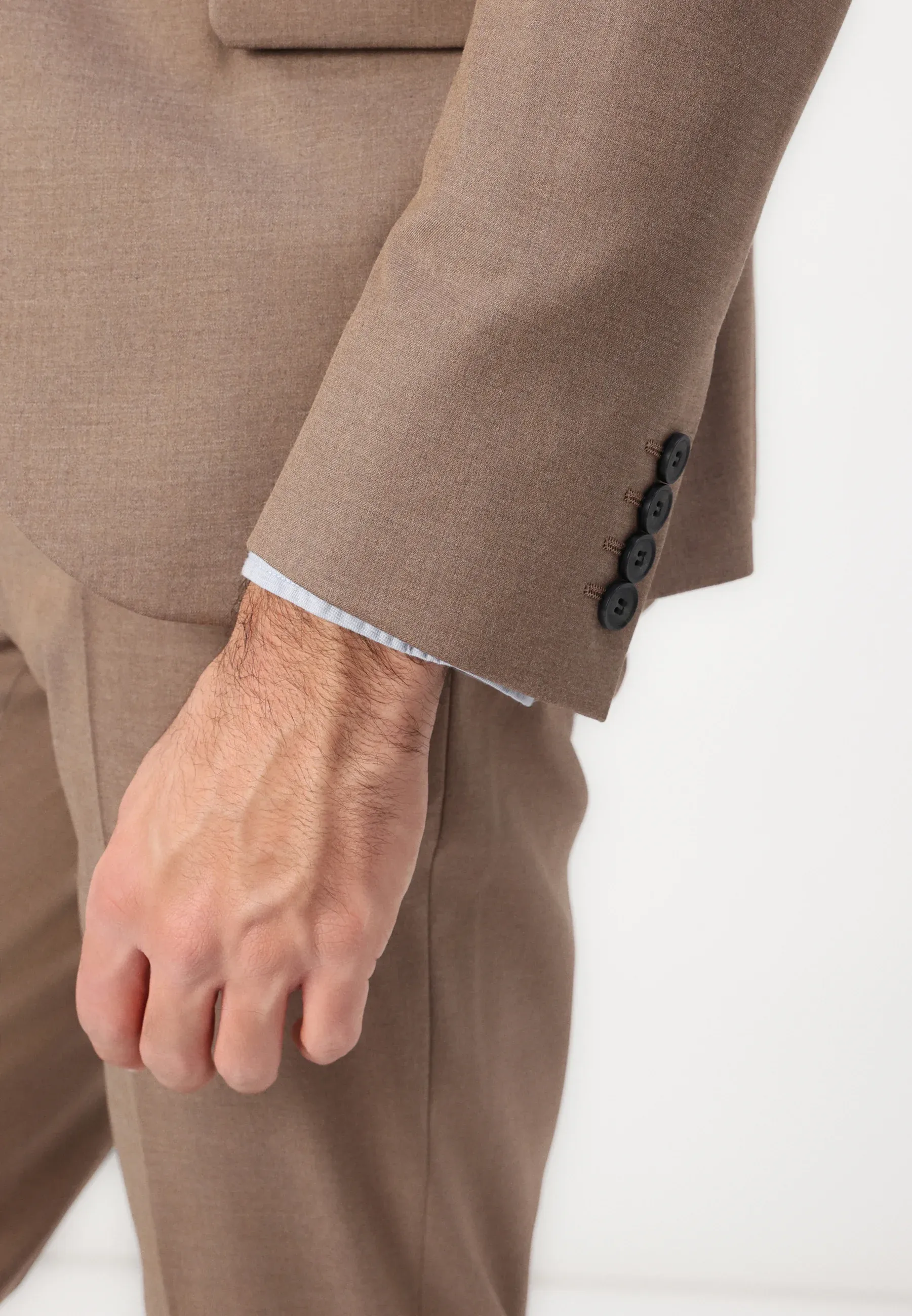 Fashion Men's 3 Pieces Flat Peak Lapel Tuxedos For Party (Blazer+vest+Pants) sold by Mens Event Wear product image thumbnail 5