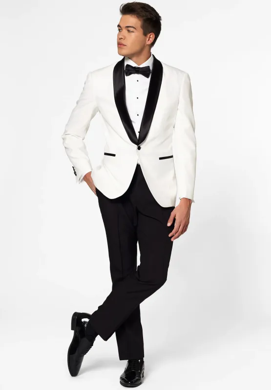 Fashion 2 Pieces Mens Suit Flat Shawl Lapel Tuxedos(Blazer+Pants) sold by Mens Event Wear