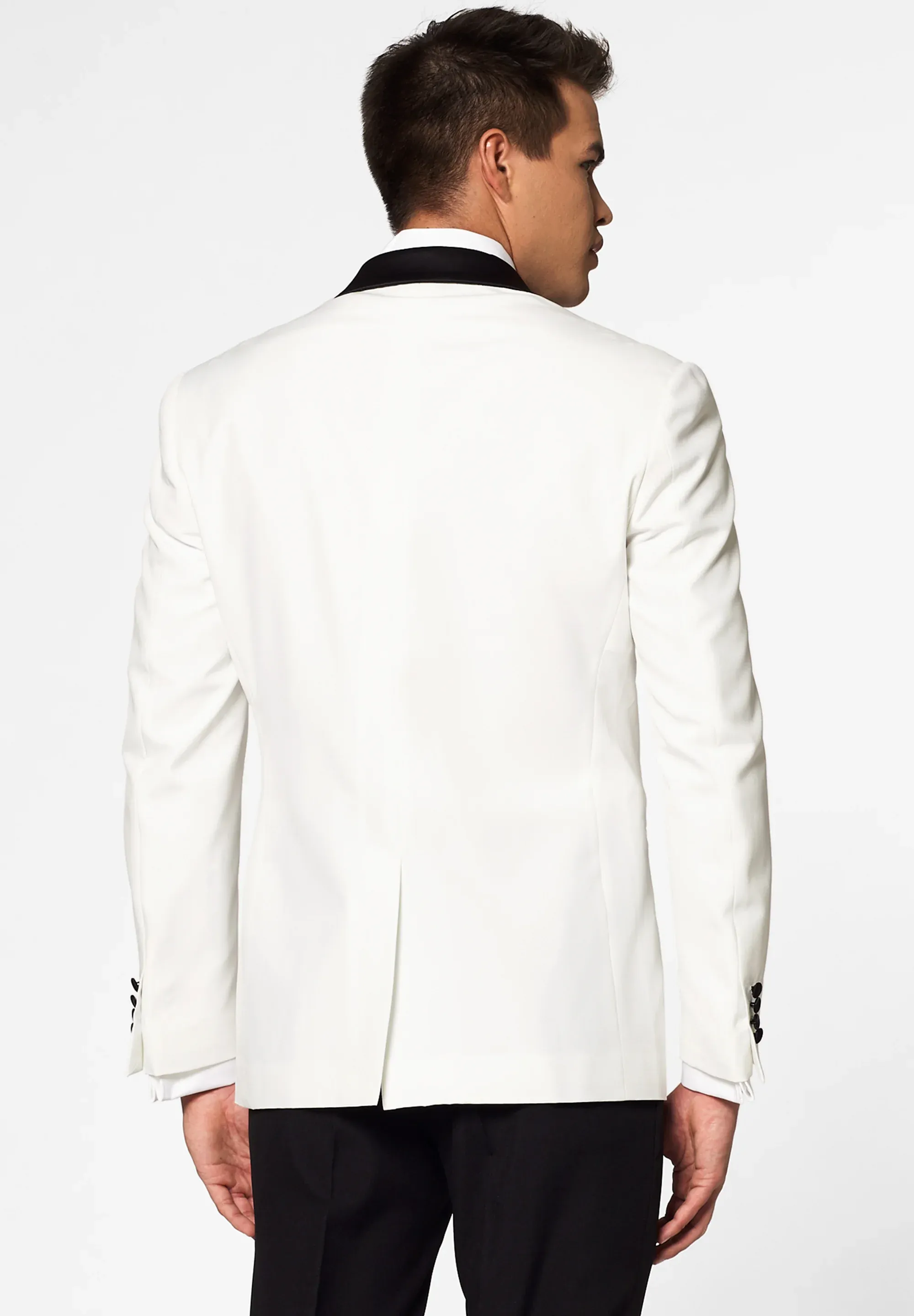 Fashion 2 Pieces Mens Suit Flat Shawl Lapel Tuxedos(Blazer+Pants) sold by Mens Event Wear product image thumbnail 3