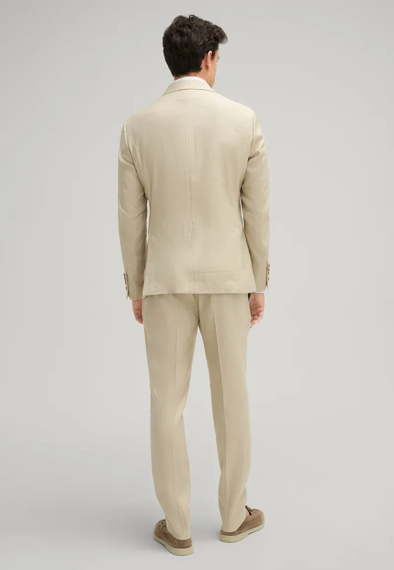 Formal 2 Pieces Mens Suit Flat Peak Lapel Tuxedos For Wedding (Blazer+Pants) sold by Mens Event Wear product image thumbnail 2