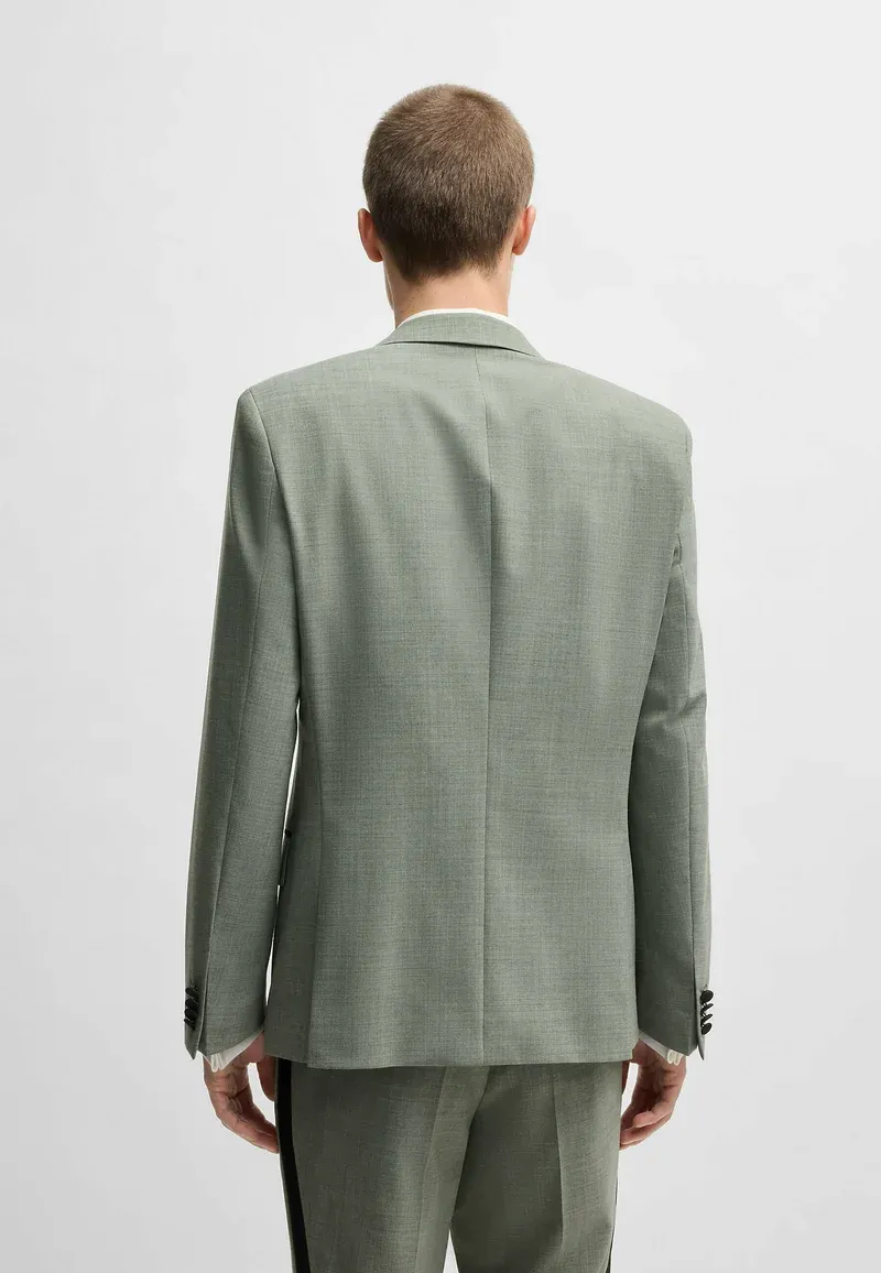 Fashion 2 Piece Men's Suit Flat Peak Lapel For Wedding (Blazer + Pants) sold by Mens Event Wear product image thumbnail 5