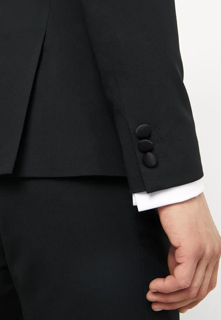 Fashion 2 Piece Men's Suit Flat Peak Lapel For Wedding (Blazer + Pants) sold by Mens Event Wear product image thumbnail 4