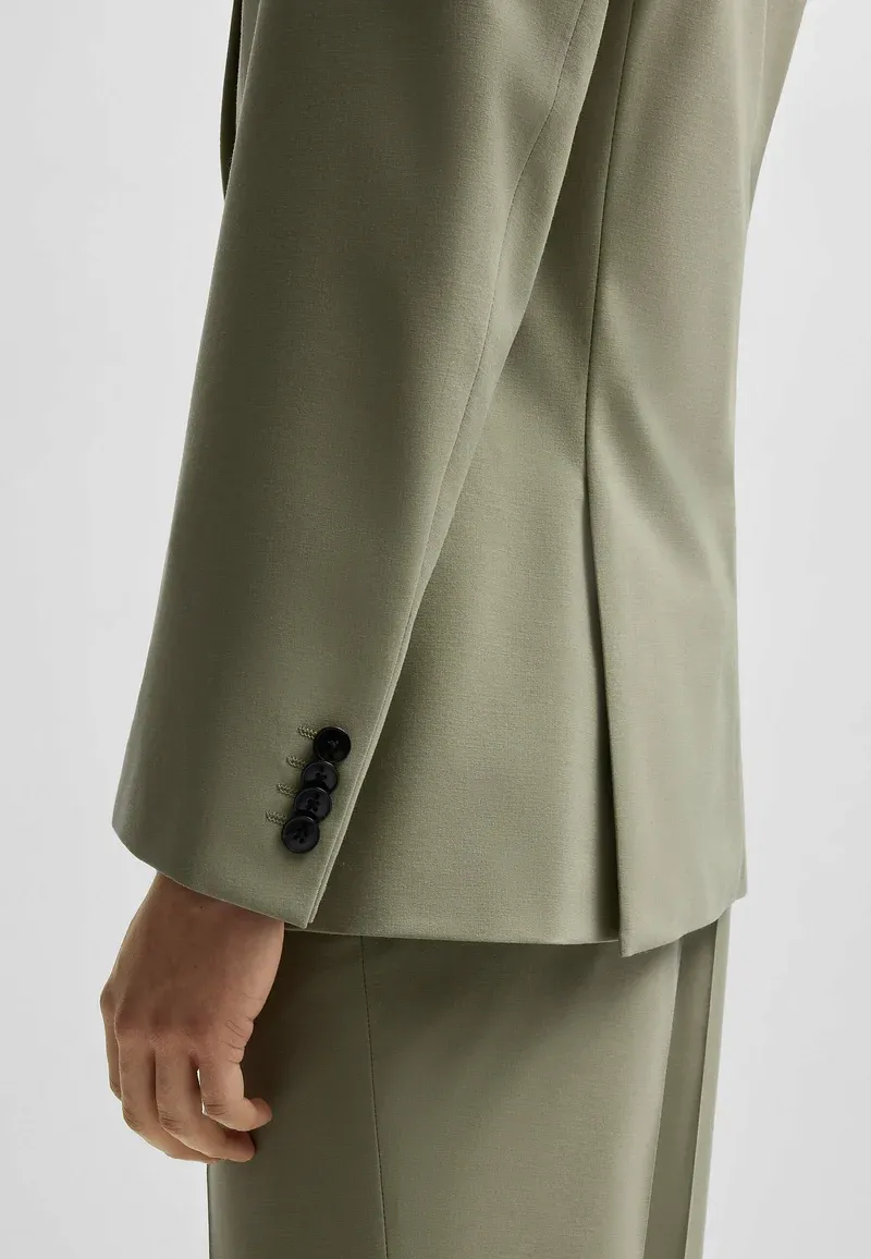 Casual 2 Piece Men's Suit Flat Notched Wedding Lapel (Blazer + Pants) sold by Mens Event Wear product image thumbnail 4