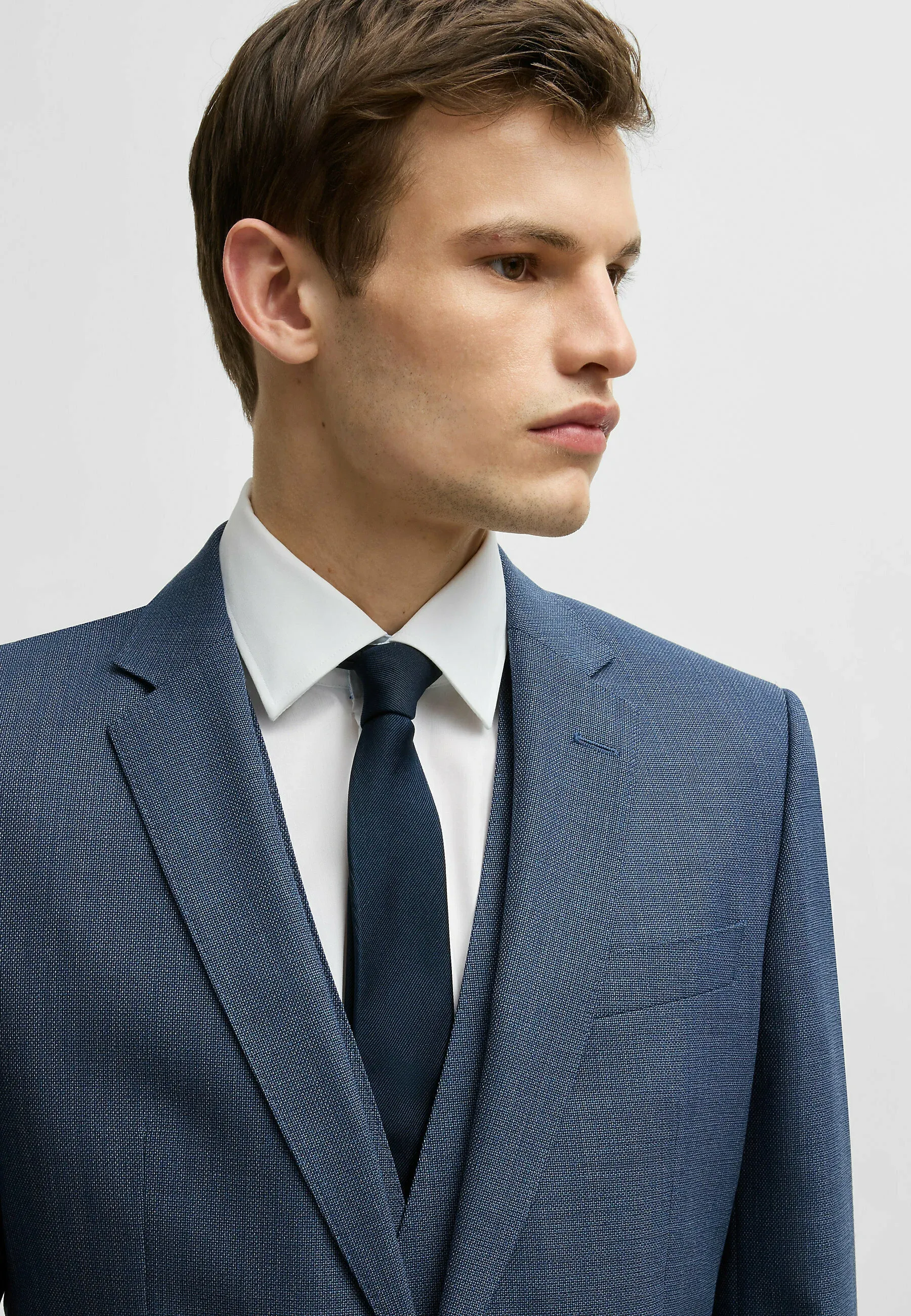 Fashion Men's 3 Pieces Flat Peak Lapel Tuxedos For Party (Blazer+vest+Pants) sold by Mens Event Wear product image thumbnail 3