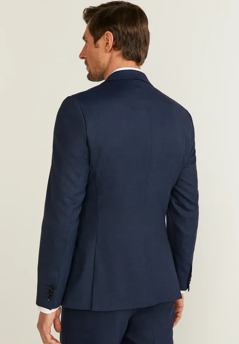 Casual 2 Piece Men's Suit Flat Notched Wedding Lapel (Blazer + Pants) sold by Mens Event Wear product image thumbnail 3