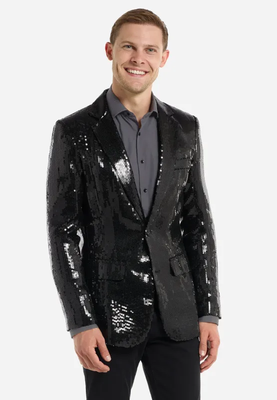 Fashion Men's Gradient Sequined Tuxedo Suit Notch lapel Men's Suit (Blazer + Pants) sold by Mens Event Wear