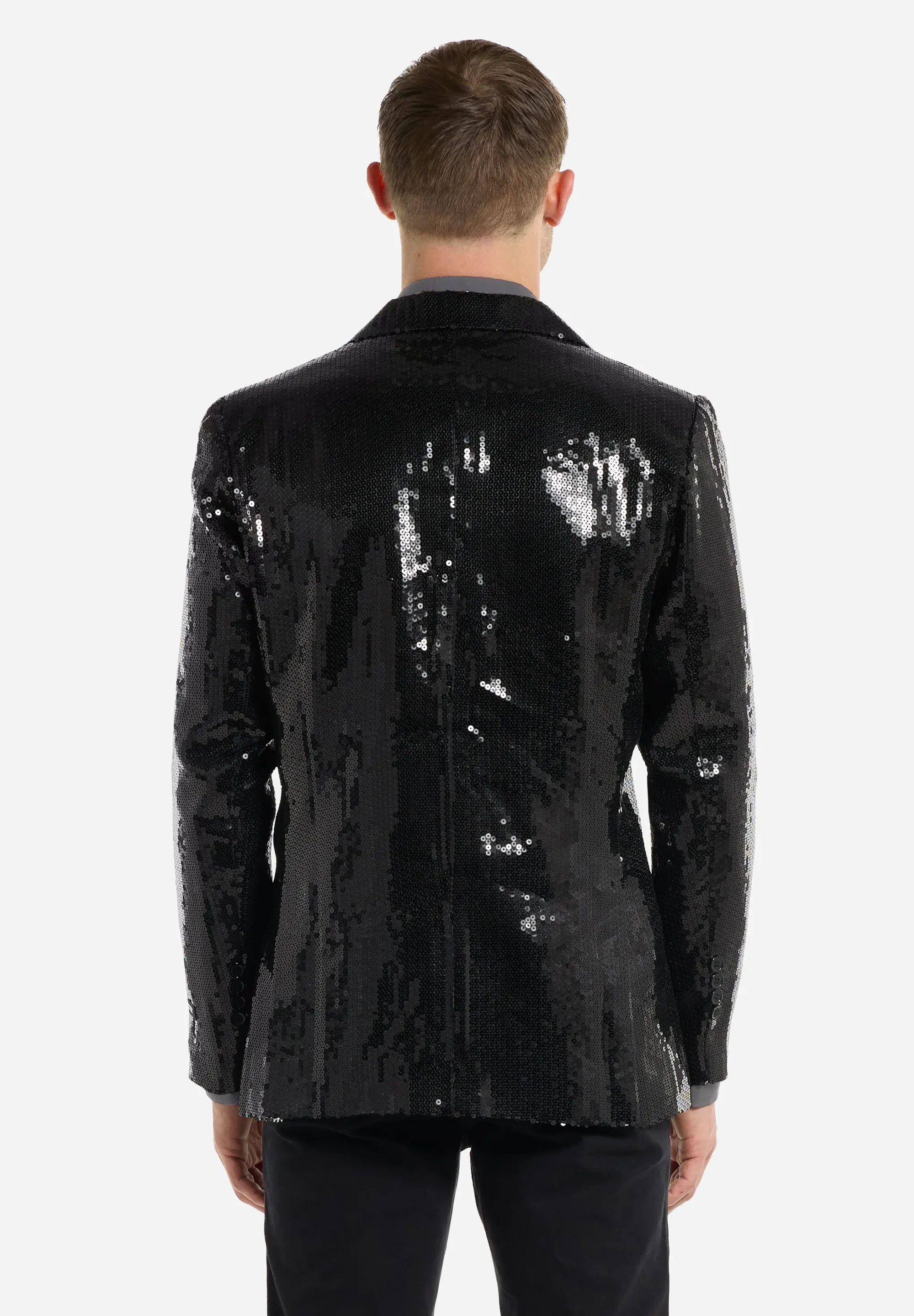 Fashion Men's Gradient Sequined Tuxedo Suit Notch lapel Men's Suit (Blazer + Pants) sold by Mens Event Wear product image thumbnail 3