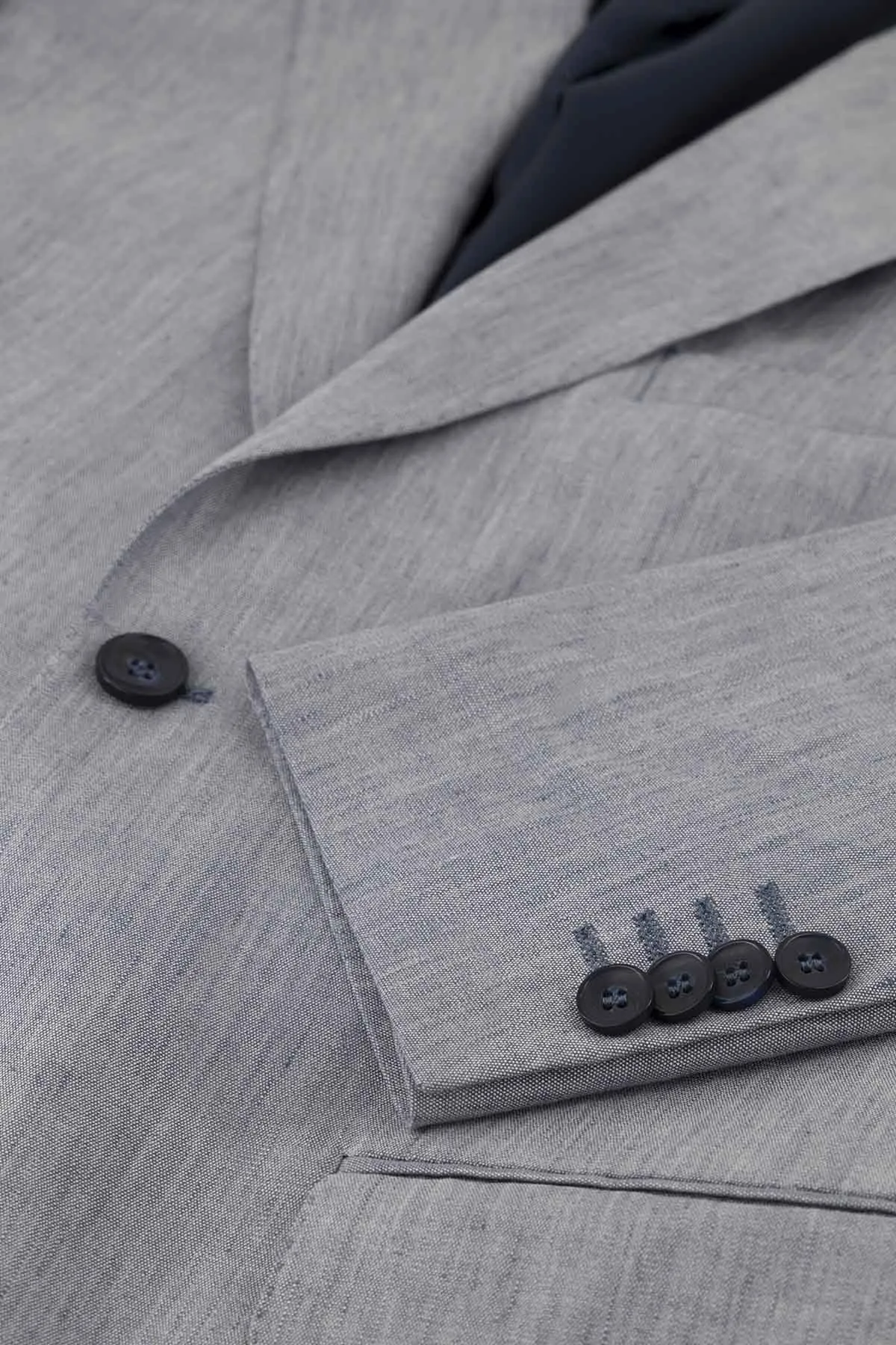 Formal 2 Pieces Mens Suit Flat Notch Lapel Tuxedos For Wedding (Blazer+Pants) sold by Mens Event Wear product image thumbnail 4