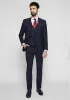 Formal Men's 3 Pieces Mens Suit Notch Lapel Striped Tuxedos (Blazer+Vest+Pants) sold by Mens Event Wear