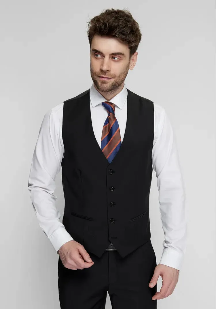 Fashion Men's 3 Pieces Flat Peak Lapel Tuxedos For Party (Blazer+vest+Pants) sold by Mens Event Wear product image thumbnail 3