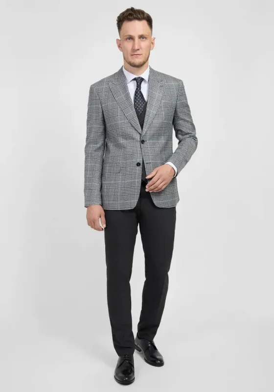 Men's 3 Pieces Formal Plaid Peak Lapel Suit (Blazer+Vest+Pants) sold by Mens Event Wear
