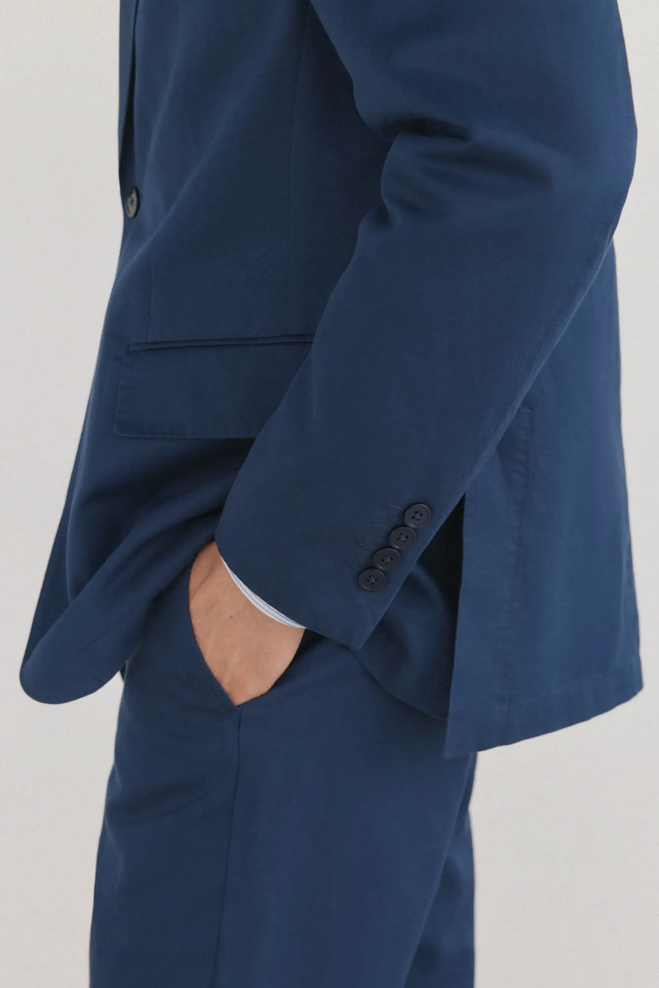 Casual 2 Piece Men's Suit Flat Notched Wedding Lapel (Blazer + Pants) sold by Mens Event Wear product image thumbnail 2